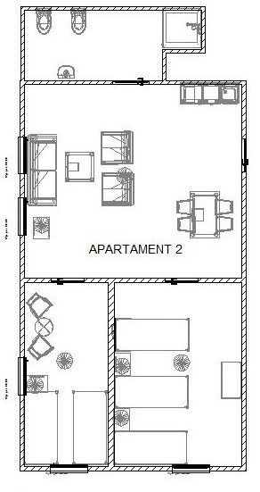 Rozkład apartamentu 2 w BioRezydencji